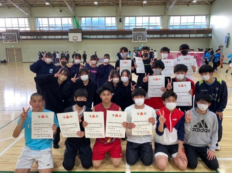 【バドミントン部】東濃総体（団体）
