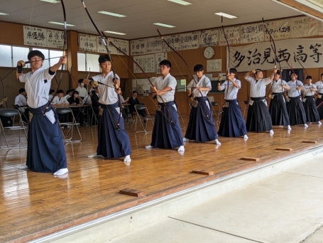 【弓道部】県高校総体地区予選