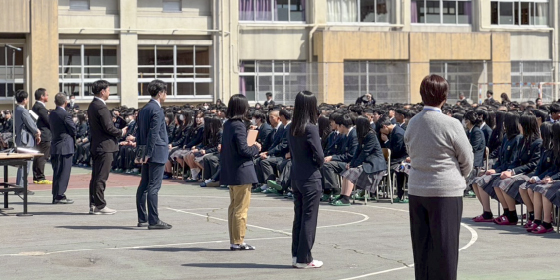 始業式画像